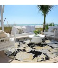 Addison Chantille ACN885-Black 8 ft. X 8 ft. Round Rug
