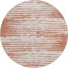 Addison Chantille ACN888-Coral 8 ft. X 8 ft. Round Rug