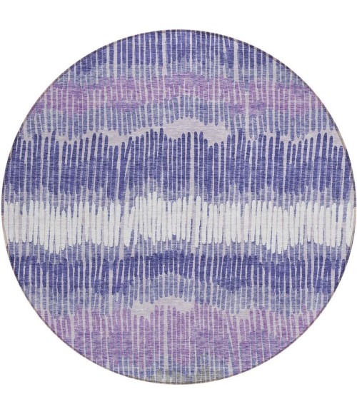 Addison Chantille ACN889-Purple 8 ft. X 8 ft. Round Rug