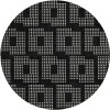 Addison Chantille ACN890-Black 8 ft. X 8 ft. Round Rug