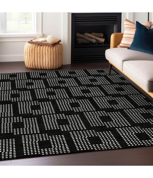 Addison Chantille ACN890-Black 8 ft. X 10 ft. Rectangle Rug