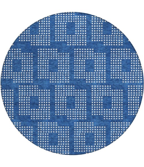 Addison Chantille ACN890-Blue 8 ft. X 8 ft. Round Rug