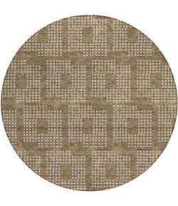 Addison Chantille ACN890-Brown 8 ft. X 8 ft. Round Rug