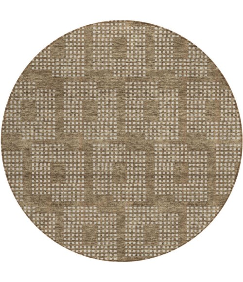 Addison Chantille ACN890-Brown 8 ft. X 8 ft. Round Rug
