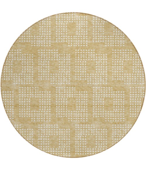 Addison Chantille ACN890-Gold 8 ft. X 8 ft. Round Rug