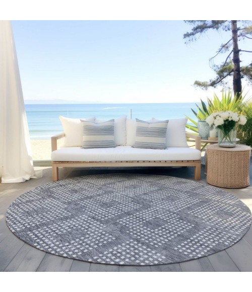 Addison Chantille ACN890-Gray 8 ft. X 8 ft. Round Rug
