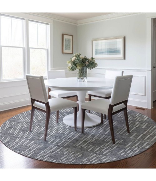Addison Chantille ACN890-Gray 8 ft. X 8 ft. Round Rug