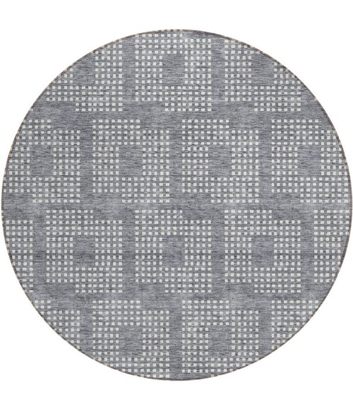 Addison Chantille ACN890-Gray 8 ft. X 8 ft. Round Rug