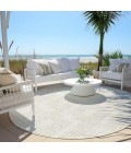 Addison Chantille ACN890-Ivory 8 ft. X 8 ft. Round Rug
