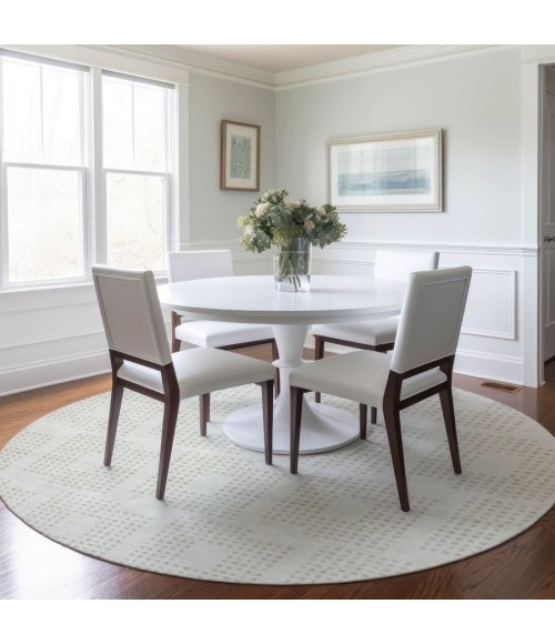 Addison Chantille ACN890-Ivory 8 ft. X 8 ft. Round Rug