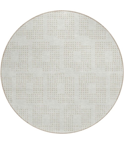 Addison Chantille ACN890-Ivory 8 ft. X 8 ft. Round Rug