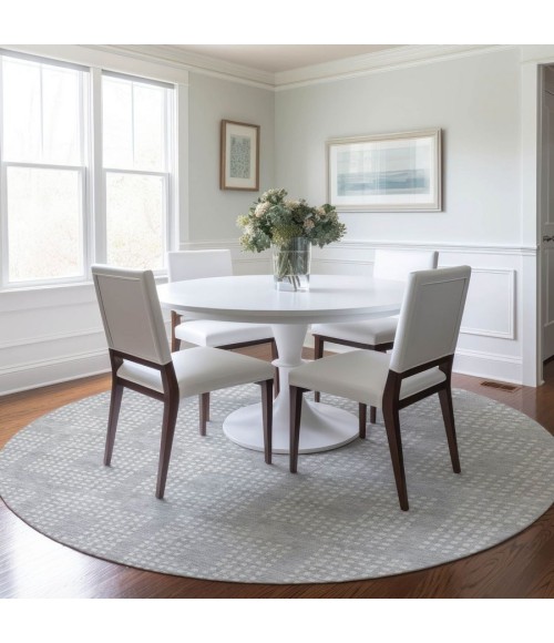 Addison Chantille ACN890-Silver 8 ft. X 8 ft. Round Rug