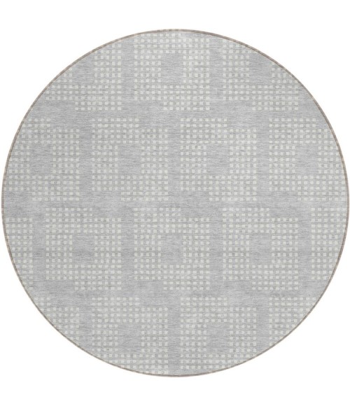 Addison Chantille ACN890-Silver 8 ft. X 8 ft. Round Rug
