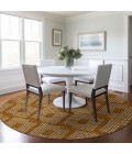 Addison Chantille ACN890-Terracotta 8 ft. X 8 ft. Round Rug