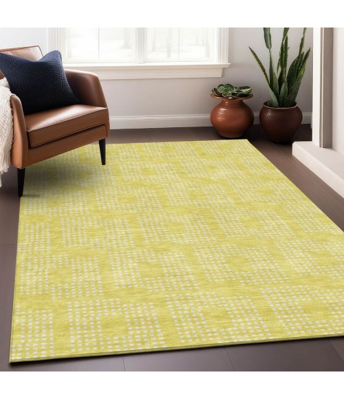 Addison Chantille Rug ACN890-Yellow 9 ft. X 12 ft. Rectangle - Rugs Town Addison Chantille ACN890-Yellow 9 ft. X 12 ft. Rectangle Rug
