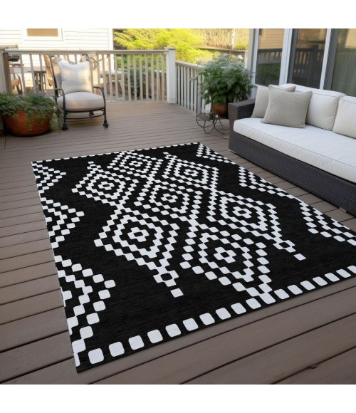 Addison Chantille ACN891-Black 5 ft. X 7 ft. 6 in. Rectangle Rug