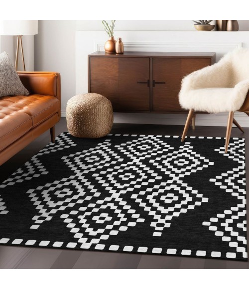 Addison Chantille ACN891-Black 5 ft. X 7 ft. 6 in. Rectangle Rug