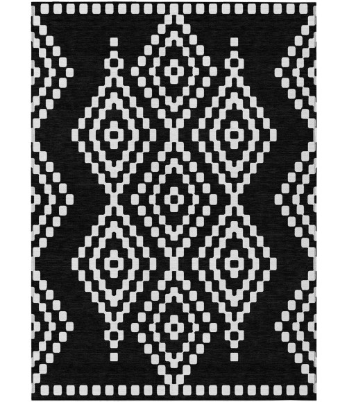 Addison Chantille ACN891-Black 5 ft. X 7 ft. 6 in. Rectangle Rug