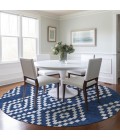 Addison Chantille ACN891-Navy 8 ft. X 8 ft. Round Rug