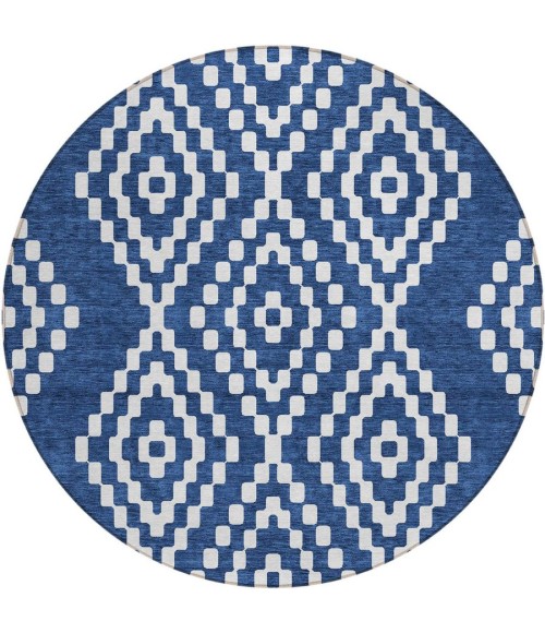Addison Chantille ACN891-Navy 8 ft. X 8 ft. Round Rug