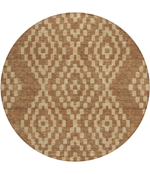 Addison Chantille ACN891-Paprika 8 ft. X 8 ft. Round Rug