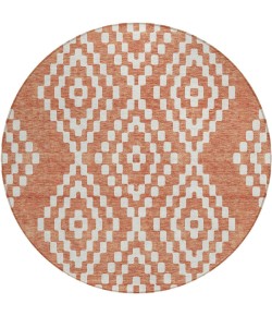 Addison Chantille ACN891-Salmon 8 ft. X 8 ft. Round Rug