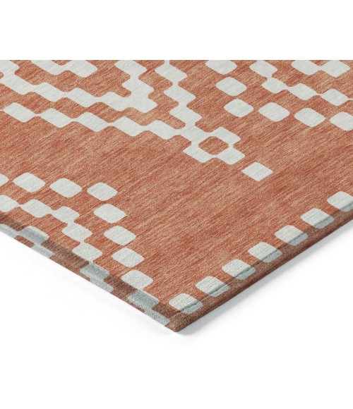 Addison Chantille ACN891-Salmon 8 ft. X 8 ft. Round Rug