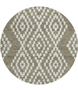 Addison Chantille ACN891-Taupe 8 ft. X 8 ft. Round Rug