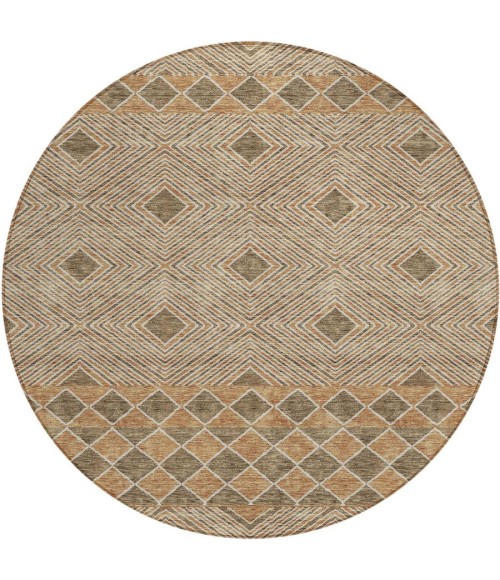 Addison Chantille ACN898-Brown 8 ft. X 8 ft. Round Rug