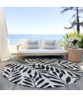 Addison Chantille ACN899-Black 8 ft. X 8 ft. Round Rug
