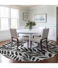 Addison Chantille ACN899-Black 8 ft. X 8 ft. Round Rug