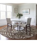 Addison Chantille ACN899-Brown 8 ft. X 8 ft. Round Rug