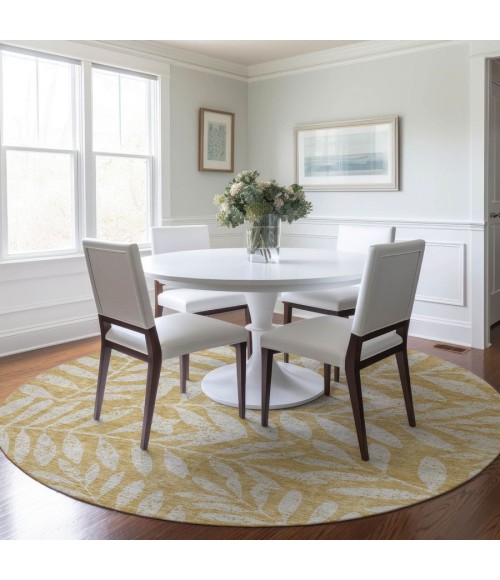 Addison Chantille ACN899-Gold 8 ft. X 8 ft. Round Rug
