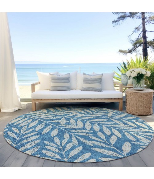 Addison Chantille ACN899-Teal 8 ft. X 8 ft. Round Rug