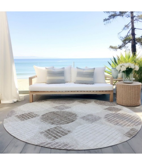 Addison Chantille ACN900-Beige 8 ft. X 8 ft. Round Rug