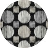 Addison Chantille ACN900-Black 8 ft. X 8 ft. Round Rug