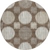 Addison Chantille ACN900-Brown 8 ft. X 8 ft. Round Rug