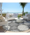 Addison Chantille ACN900-Charcoal 8 ft. X 8 ft. Round Rug