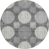 Addison Chantille ACN900-Charcoal 8 ft. X 8 ft. Round Rug