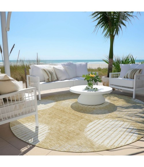 Addison Chantille ACN900-Gold 8 ft. X 8 ft. Round Rug