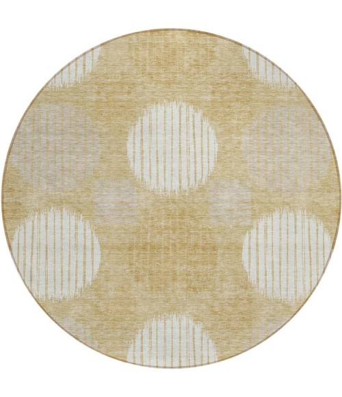 Addison Chantille ACN900-Gold 8 ft. X 8 ft. Round Rug