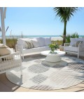 Addison Chantille ACN900-Ivory 8 ft. X 8 ft. Round Rug
