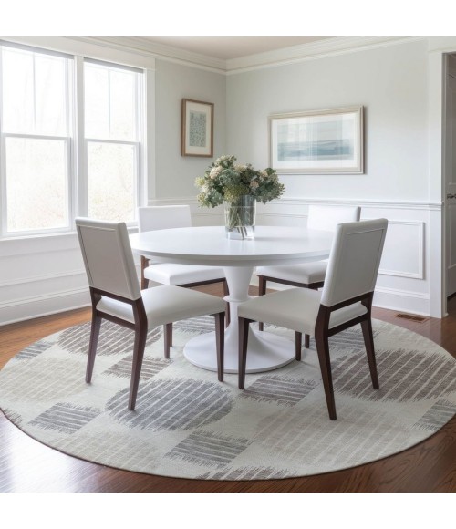 Addison Chantille ACN900-Ivory 8 ft. X 8 ft. Round Rug