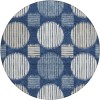 Addison Chantille ACN900-Navy 8 ft. X 8 ft. Round Rug