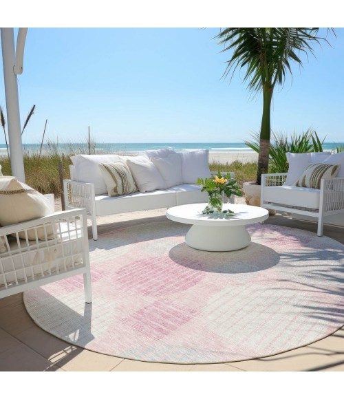 Addison Chantille ACN900-Pink 8 ft. X 8 ft. Round Rug