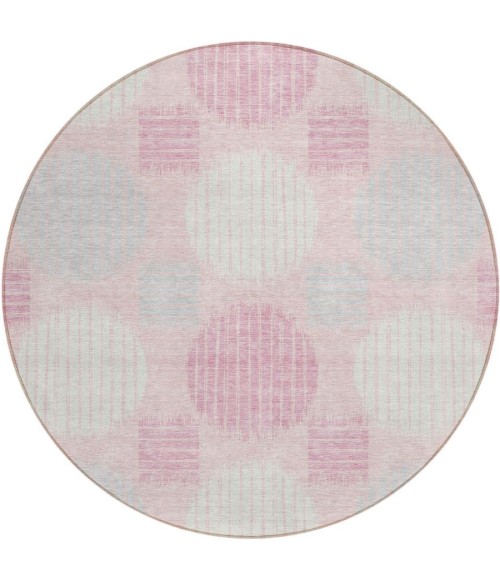 Addison Chantille ACN900-Pink 8 ft. X 8 ft. Round Rug