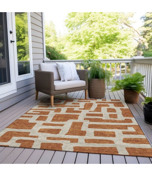 Addison Chantille ACN903-Terracotta 10 ft. X 14 ft. Rectangle Rug