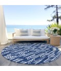 Addison Chantille ACN906-Navy 8 ft. X 8 ft. Round Rug