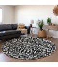 Addison Chantille ACN907-Black 8 ft. X 8 ft. Round Rug