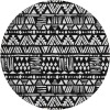 Addison Chantille ACN907-Black 8 ft. X 8 ft. Round Rug